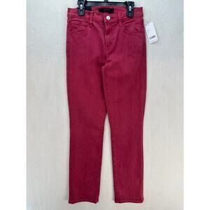 JOE'S WOMEN'S 25 ADELE MID RISE MAJENTUH STRAIGHT PINK JB002934